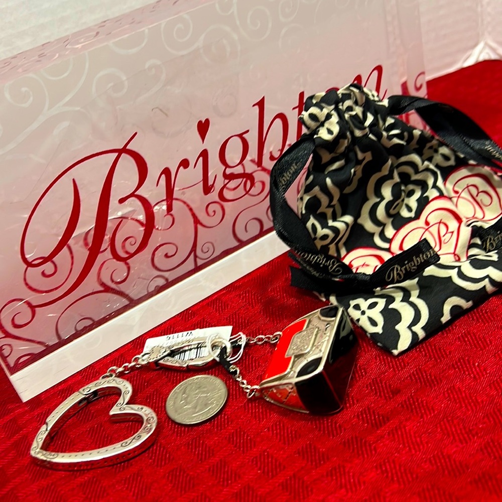 BRIGHTON KEY CHAIN, Purse Fob, etc.  Large, solid. Very rare. 3D